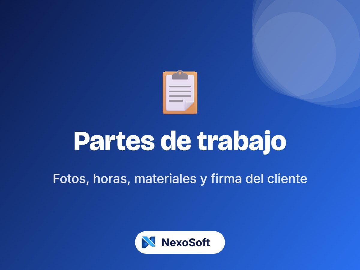 Módulo de partes de trabajo