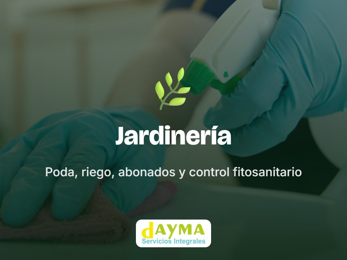 Jardinería y mantenimiento de zonas verdes